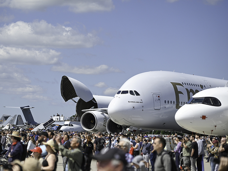 Airbus A380 na veltrhu ILA 2024