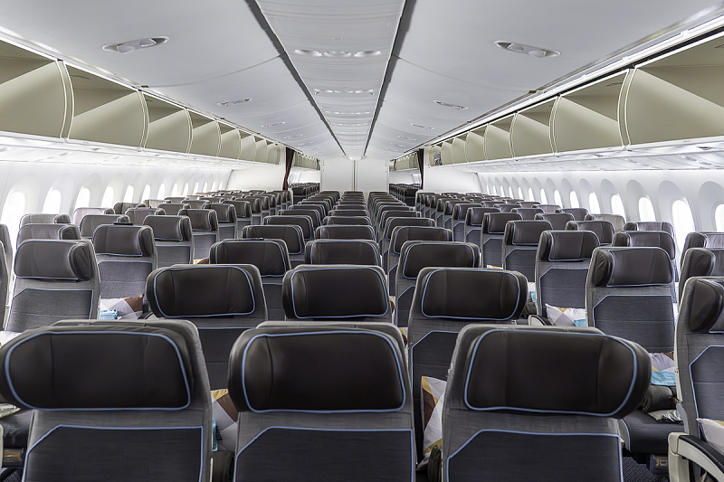 Economy class Boeingu 787 Dreamliner společnosti Etihad