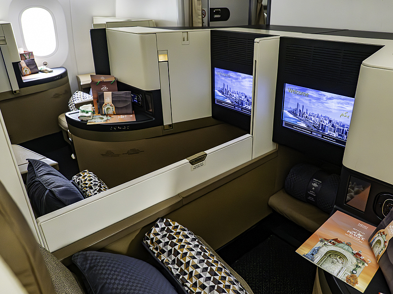 Business class Boeingu 787 Dreamliner společnosti Etihad