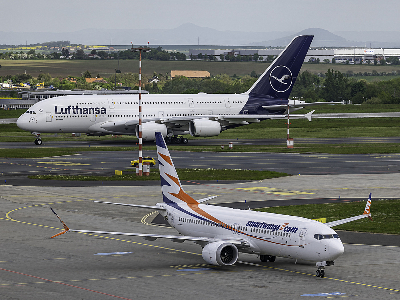 Letadlo Smartwings na Letišti Praha