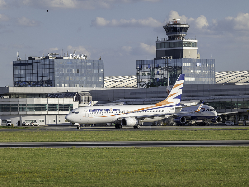 Letadlo Smartwings na Letišti Praha