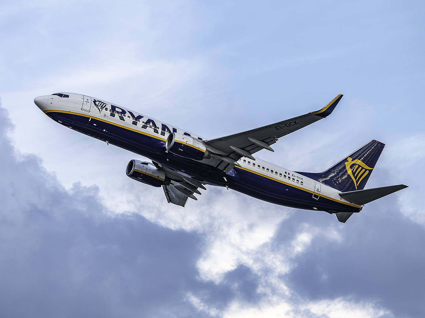Letadlo společnosti Ryanair Boeing 737