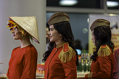 Ceremoniál VietJet na Letišti Praha