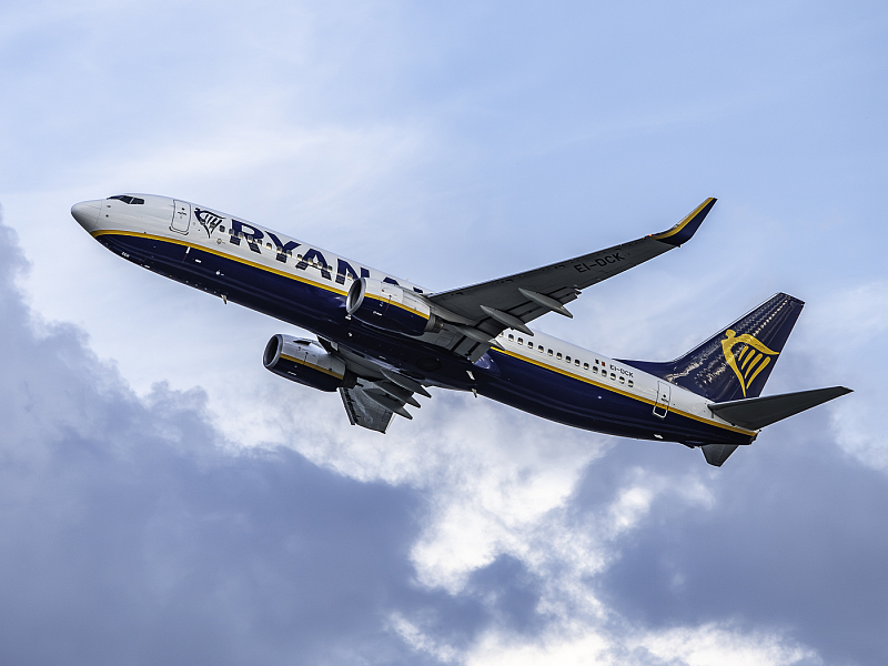 Letadlo společnosti Ryanair Boeing 737