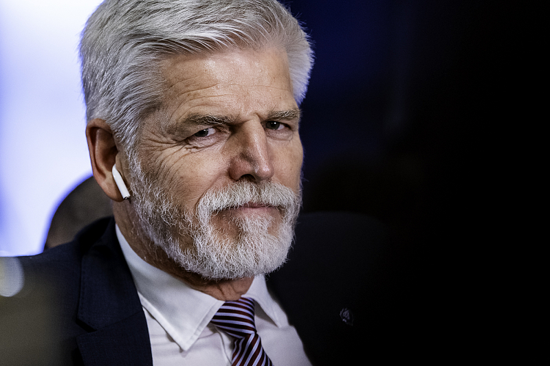 Petr Pavel na setkání s novináři před TV přenosem (archivní foto redakce)