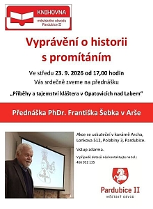 Příběhy a tajemství kláštera v Opatovicích nad Labem s historikem PhDr. Františkem Šebkem