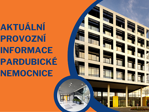 Aktuální provozní informace Pardubické nemocnice